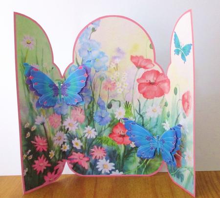 Gatefold Pop Up Meadow Butterflies by Johanna Lambert
