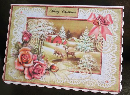 Beautiful Romantic Snowscene with Pearls by Johanna Lambert
