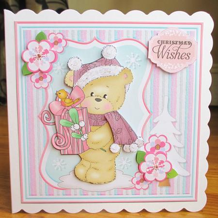 Bella with Mistletoe Christmas Topper Mini Kit by Johanna Lambert