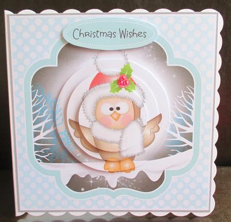Winter Hoot Topper by Johanna Lambert