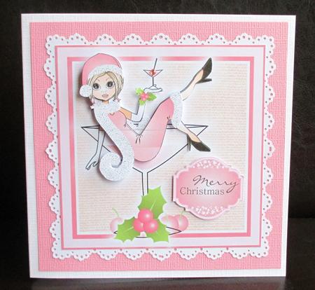 Christmas Cocktail Emma Topper Mini Kit by Johanna Lambert