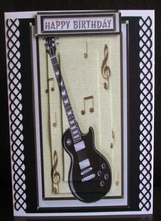 Black Guitar by Johanna Lambert