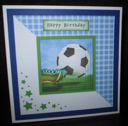 Football Quick Card with Pyramage by Johanna Lambert