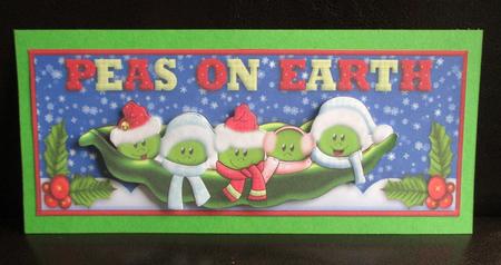 Peas on Earth Large Dl and Decoupage by Johanna Lambert