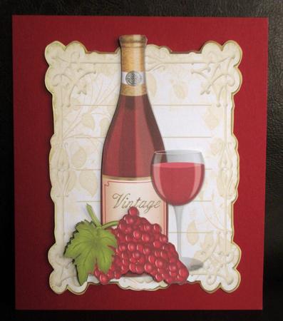 Aged to Perfection Male Birthday Card Topper by Johanna Lambert