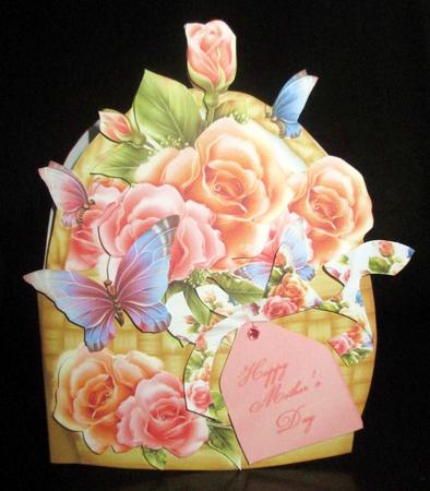 Flower Basket Mini Kit - Roses by Johanna Lambert