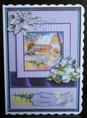 Beautiful A5 the Winter Cottage by Johanna Lambert