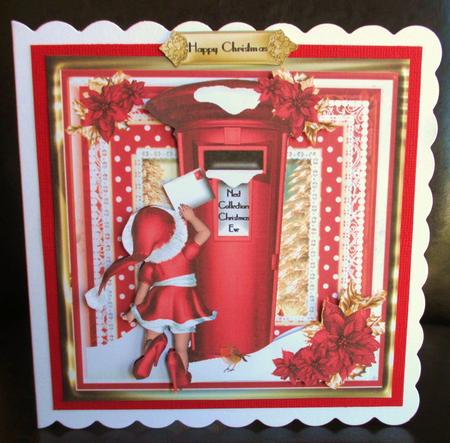 6x6 Letter to Santa Topper by Johanna Lambert
