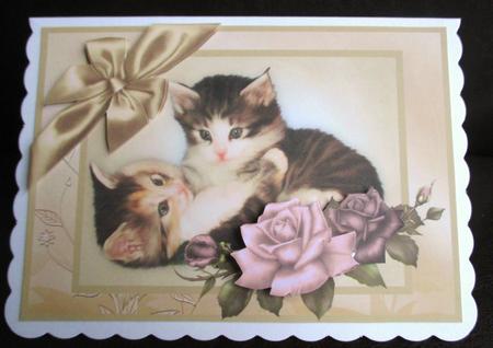 Kittens & Roses #4 by Johanna Lambert