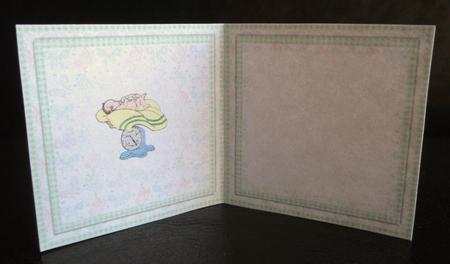 Baby on Weighing Scales Insert by Johanna Lambert