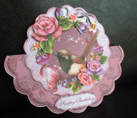 Enchanted Garden Scallop Wobble Card Mini Kit by Johanna Lambert