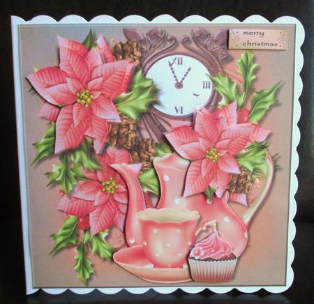 Pink Christmas Tea Time by Johanna Lambert