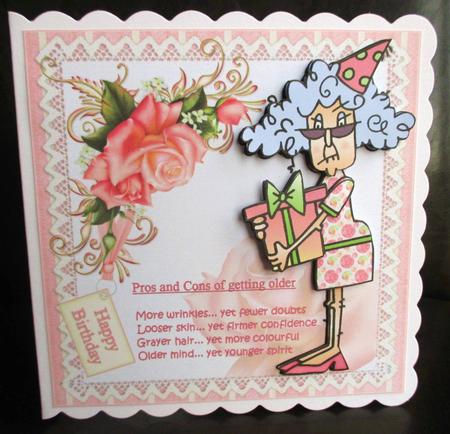 8x8 Stella Pros and Cons of Getting Older Mini Kit by Johanna Lambert