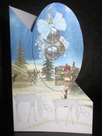 Country Christmas Cut and Fold with Decoupage by Johanna Lambert