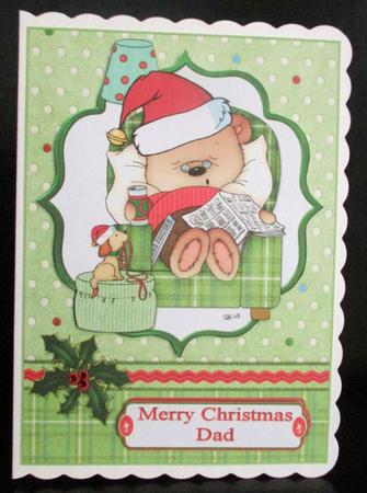 Relax and Enjoy Chritmas Quick Card by Johanna Lambert