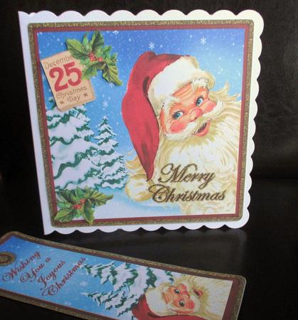 Vintage Santa #2 by Johanna Lambert
