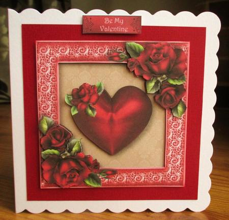 The Valentine Heart 7x7 by Johanna Lambert