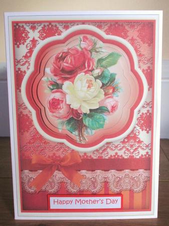 Victorian Bouquet Petal Pyramid Card Fronts by Johanna Lambert