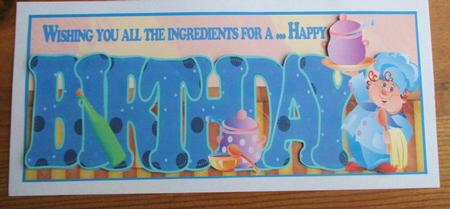 Chef Fun Birthday Large Dl Kit for Any Person by Johanna Lambert