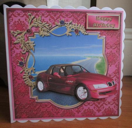 Girly Sports Car by Johanna Lambert