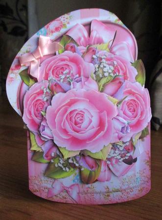 Beautiful Gift Box with Roses by Johanna Lambert
