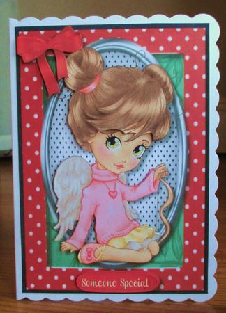 My Beautiful Valentine Angel  by Johanna Lambert