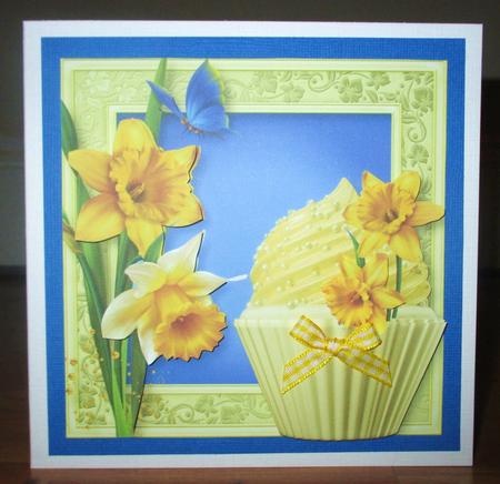 Spring Daffodils Cupcake Mini Kit by Johanna Lambert
