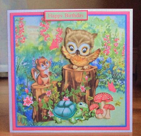 Spring Scene Mini Kit & Decoupage by Johanna Lambert