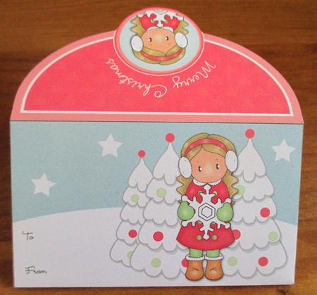 Chloe with Snowflake Christmas Money Wallet by Johanna Lambert