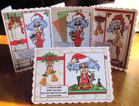 Seleltion of Four Stella Christmas Toppers 3 by Johanna Lambert