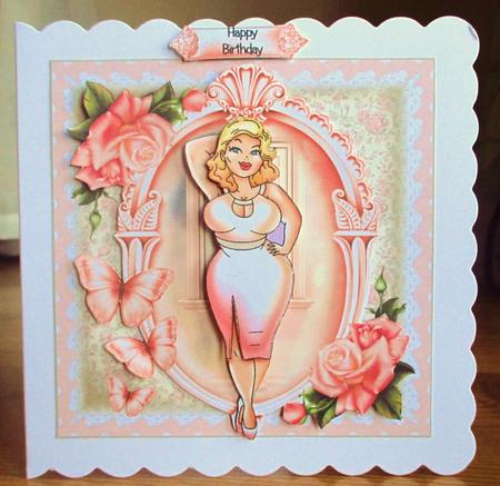 Foxy Mama - Has Left the Building! Card Front Kit by Johanna Lambert