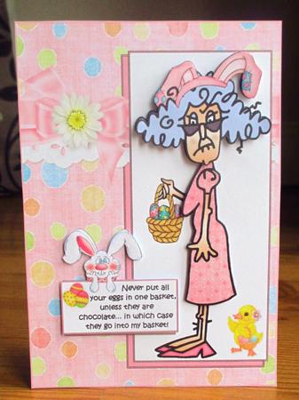 Stella is Collecting Easter Eggs by Johanna Lambert