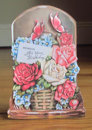 Globe Vintage Basket & Roses Mini Kit by Johanna Lambert