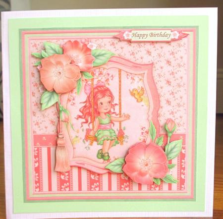 A Little Bird Told Me 8x8 Mini Kit & Decoupage by Johanna Lambert
