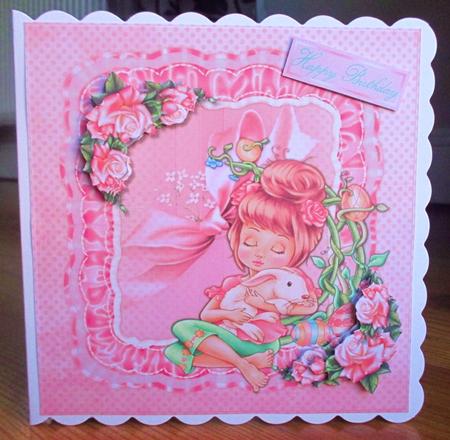 A Peaceful Easter Cute Card by Johanna Lambert