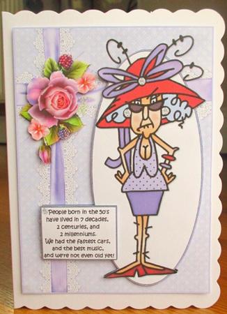Stella Born in the 50's Quick Card by Johanna Lambert