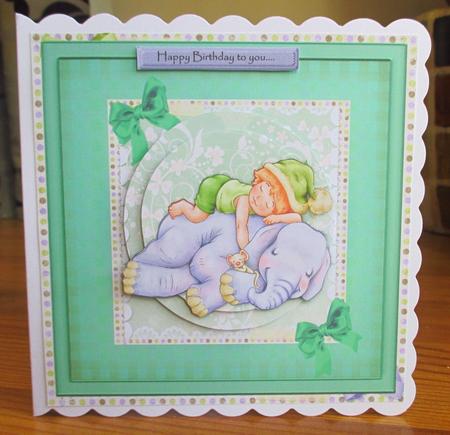 Cute Card Happy Birthday/ Belated Birthday by Johanna Lambert