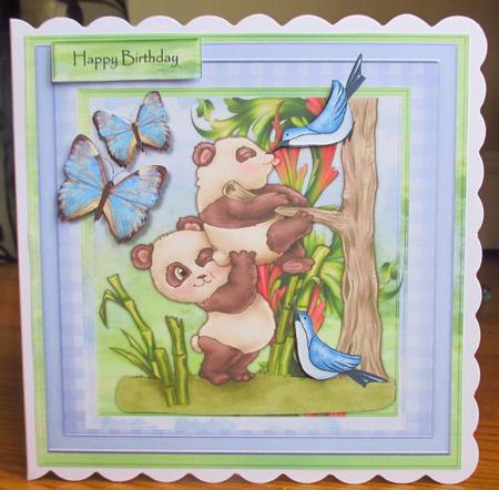 Teamwork Cute Pandas by Johanna Lambert