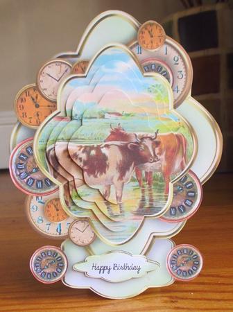 Country Cow's Farm Time by Johanna Lambert