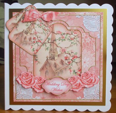 Church Wedding Wishes Special 8in Tag N' Envelope Kit by Johanna Lambert