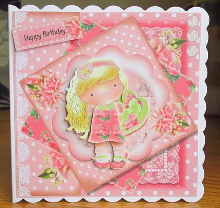 Cute Birthday Choccies Card Front Kit by Johanna Lambert