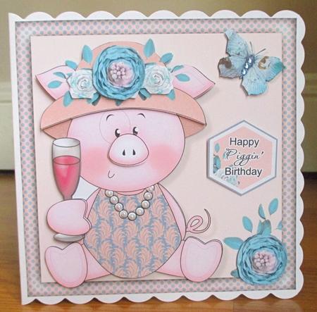 Lady Piggin' Cheers Mini Kit by Johanna Lambert