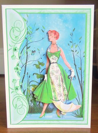 1950's Springtime Lady by Johanna Lambert