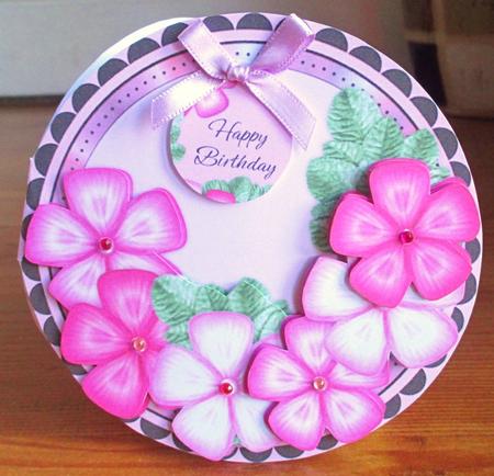 Painted Flower Circle Mini Kit by Johanna Lambert