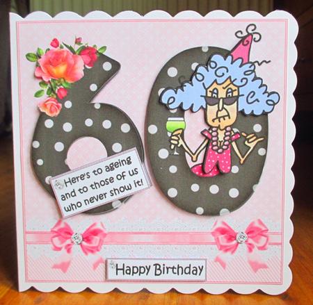Stella Turning 60 Quick Card by Johanna Lambert