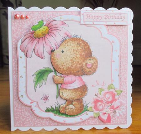 8x8 a Flower from Ted Mini Kit by Johanna Lambert