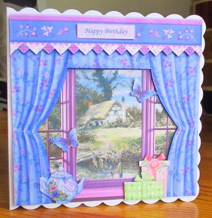 Cottage View Window Aperture 8x8 Mini Kit by Johanna Lambert