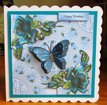Roses & Butterflies Mini Kit by Johanna Lambert