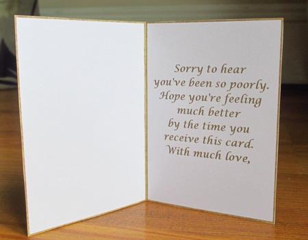 A5 Insert - Get Well Soon by Johanna Lambert