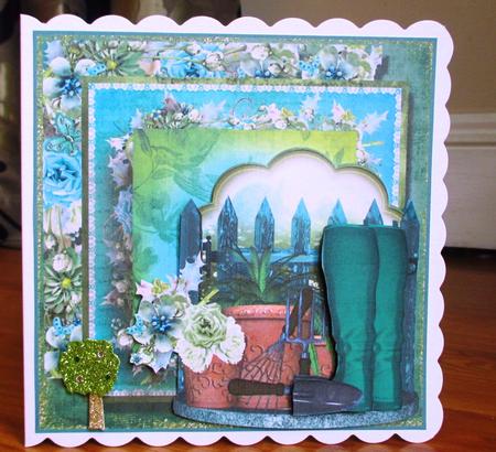 The Garden Card Front Kit by Johanna Lambert
